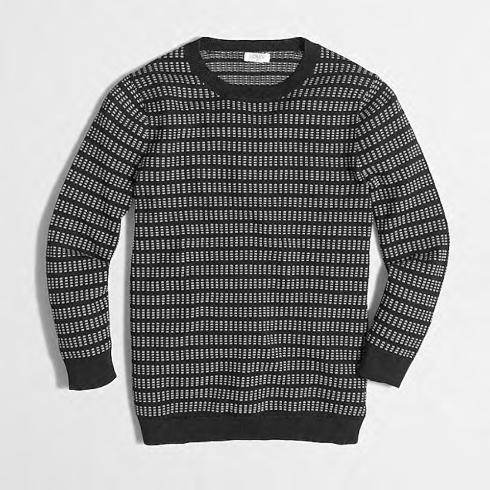 Jcrew Factory Grid-Stitch Sweater